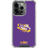 LSU Tiger Eye Logo iPhone 16 Pro Clear Case